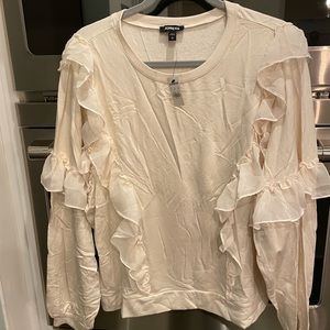 Express ruffled top
